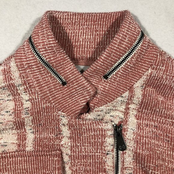 NEW Nic + Zoe Women Small Petal Sunset Jacket  Asymmetrical Zip F211121 NWT $188 - Picture 4 of 13